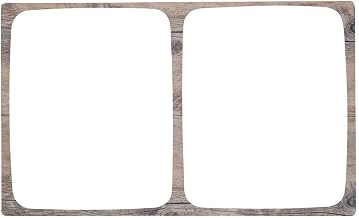 HUBERT Cold Tile 1/2 Size Driftwood Melamine - 21" L x 12 3/4" W