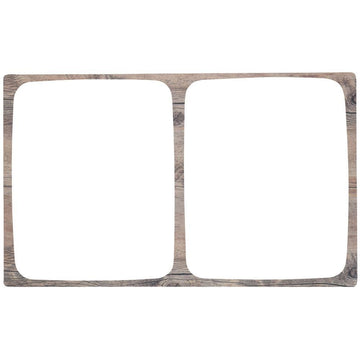Cold Tile 1/2 Size Driftwood Melamine - 21" L x 12 3/4" W by HUBERT – Melamine, Driftwood, Model H0066-DRIFTWD-D