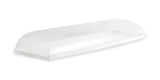 PacknWood - 210BCHIC3915 - Bio 'n' Chic Rectangular Sugarcane Platter Tray - Disposable Platters Cookies Serving Trays - Microwavable, Biodegradable, Compostable - White Sugarcane Tray, 15.3" x 5.9"