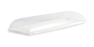 PacknWood - 210BCHIC3915 - Bio 'n' Chic Rectangular Sugarcane Platter Tray - Disposable Platters Cookies Serving Trays - Micr