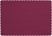 Creative Converting Burgundy Red Paper Placemats