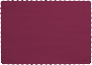 Creative Converting Burgundy Red Paper Placemats