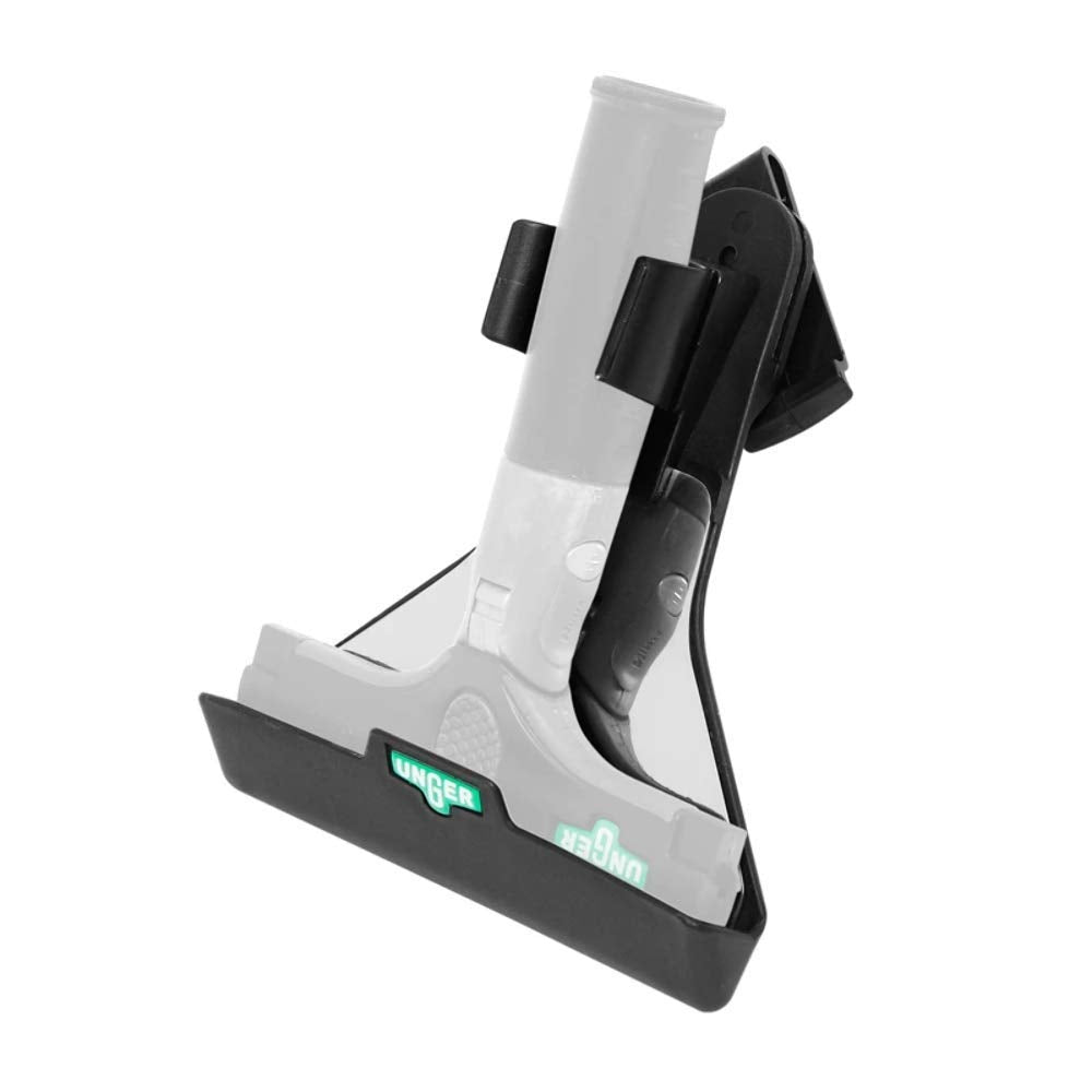 Ergotec Ninja Scraper Holster - For Window Cleaning Scraper by UNGER – Plastic, Black, Model HT150