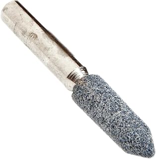 Forney 1-1/8 in. Dia. x 1/4 in. L Aluminum Oxide Stem Mounted Point Cone 50510 rpm 1 pc.