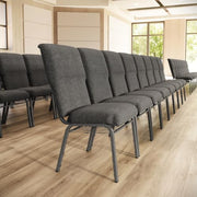 Flash Furniture Charcoal Gray Fabric/Silver Vein Frame / Set of 1 / Classic Chairs