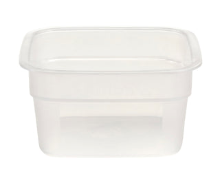 1/2 Qt FreshPro Food Storage Container by Cambro – 0.5 quarts, Polypropylene, White, Model HFSFSPROPP190
