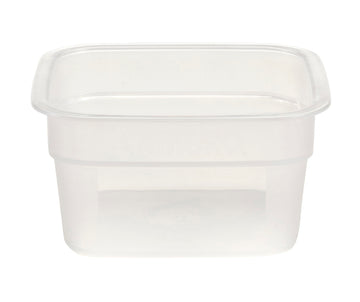 1/2 Qt FreshPro Food Storage Container by Cambro – 0.5 quarts, Polypropylene, White, Model HFSFSPROPP190