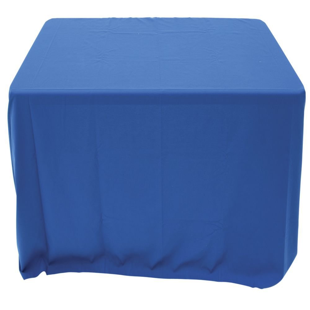 Tablecloth Royal Blue Square Spun Polyester - 52" x 52" by HUBERT – 52" x 52" (Square), Polyester, Royal Blue, Model BTC2-52X52-150