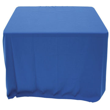 Tablecloth Royal Blue Square Spun Polyester - 52" x 52" by HUBERT – 52" x 52" (Square), Polyester, Royal Blue, Model BTC2-52X52-150