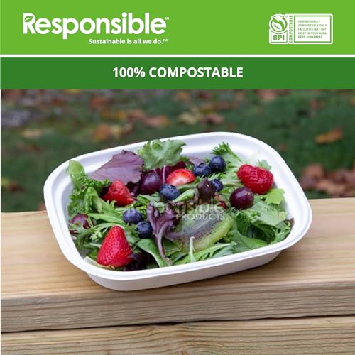 Responsible Products 32 oz (50 Count) / Classic White / Casual Bowls