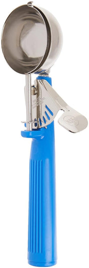 Ice Cream Disher with Blue Handle by Winco – 16, 2.0 ounces, Stainless Steel, Model ICOP-16