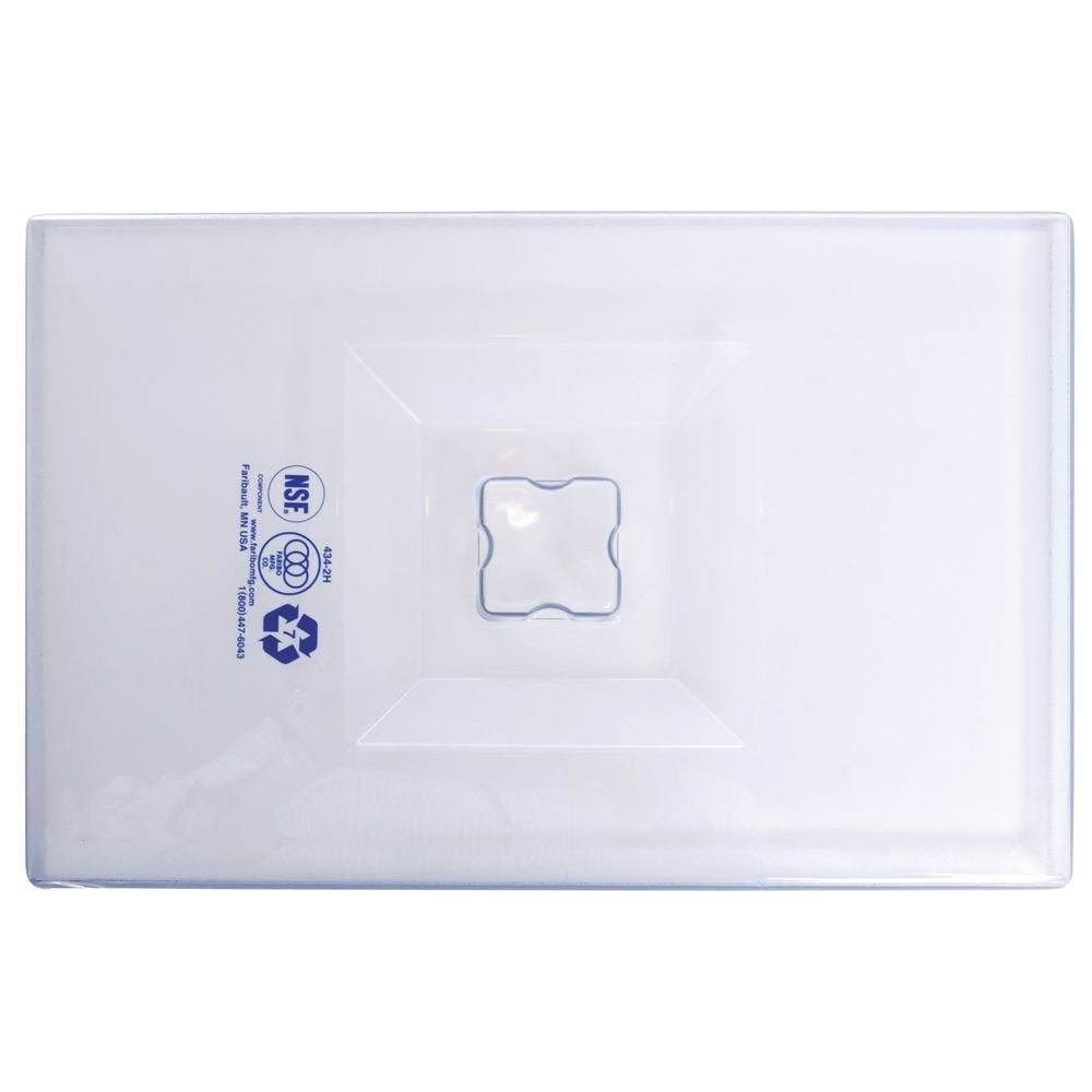 5 1/4 and 12 gal Clear Plastic Replacement Ingredient Bin Lid - 14 3/4"L x 9 1/2"W x 1"H by HUBERT – 14 3/4 x 9 1/2 x 1 inches, Plastic, Clear, Model 4434-2H-3901