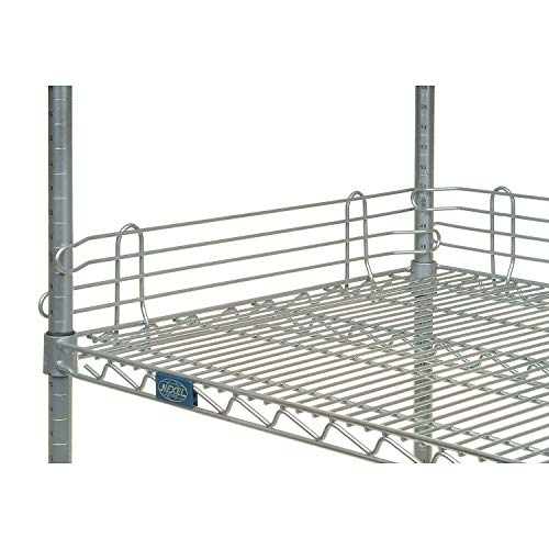 Chrome Ledge 21"L X 4"H for Wire Shelves by Global Industrial – Nickel, Chrome, Model AL421C