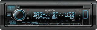 Kenwood KDC-BT740DAB CD Receiver, with Built-in Bluetooth, DAB+ Digital Radio, USB Input, Amazon Alexa