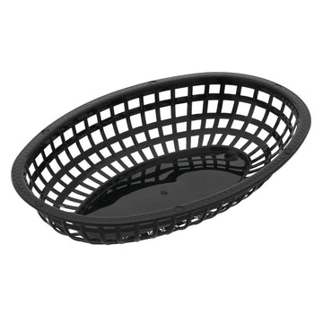 Black Plastic Fast Food Basket by HUBERT – Plastic, Black