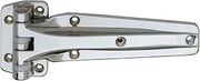 Kason 1241 Series Chrome Reversible Heavy Duty Double Knuckle Hinge for Walk-in Freezer/Cooler/Refrigerator (Select Offset from Flush & 1-1/8") (Offset: 1-1/8")