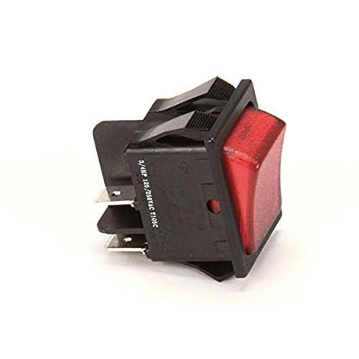 Switch, 250V On/Off - Genuine OEM Replacement Part by Nu-Vu – Red, Model 6FME565P