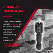 E-Z LOK 500-004 / Black / 1 Externally Threaded Inserts