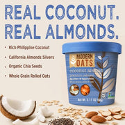 Modern Oats Coconut Almond / 2.11 Ounce (Pack of 12) / 1 Breakfast Foods