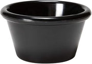 GET S-630-BK Melamine Ramekins, 3 Oz, 3" Diameter x 1.5" Deep, Black, Case of 4 Dozen