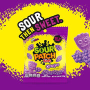 Sour Patch Kids Grape / 5 Ounce (Pack of 12) / Halloween Gummy Candy