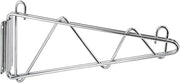 Winco 24" Silver Shelving Bracket, W, Pair (Set of 2)