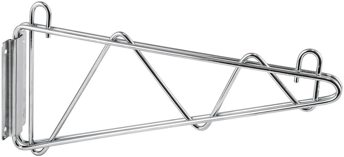 24" Silver Shelving Bracket by Winco – Standard, Plastic, Model VCB-24