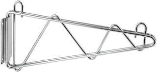 24" Silver Shelving Bracket by Winco – Standard, Plastic, Model VCB-24