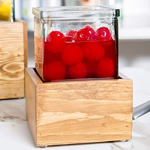 Single Jar Riser by CAL-MIL – Wood, Model 3427-3-99