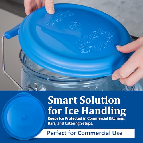 San Jamar 1 Count (Pack of 2) / Azul / Industrial Ice Buckets