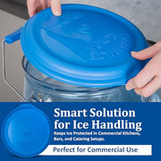 San Jamar 1 Count (Pack of 1) / Blue / Industrial Ice Buckets