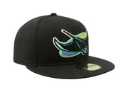 Tampa Bay Rays 1998 Cooperstown Fitted Cap by by New Era – 7 5/8, Black, Model Tampa Bay Rays New Era