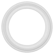 USA Sealing 3A & FDA PTFE Sanitary Gasket for 2-1/2" Tube by USASEALING – Polytetrafluoroethylene (PTFE), White, Model ZUSA-SG-T-2.5