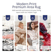 Abani 4' x 6' (Rectangular) / Cream / Modern Area Rugs