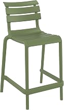 Compamia Helen Counter Stool in Olive Green Finish