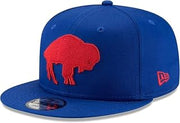 New Era Men's 9FIFTY Adjustable Snapback Hat (US, Alpha, One Size, Buffalo - Bills Throwback)
