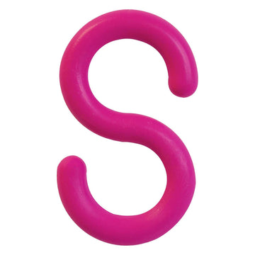 S-Hook, Acetal Copolymer, 2", Pink, 10/Pk by Mr. Chain – 12"L x 9"W x 1"H, Acetal, Pink, Model 50318-10