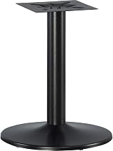 Lorell Steel Base for 42-Inch/48-Inch Tops, 24 by 24 by 29-Inch, Black
