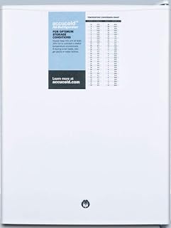 ACCUCOLD 2.4 cu.ft. Compact Refrigerator, White - FF28LWHPRO