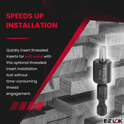 E-Z LOK 500-3 / Black / 1 Externally Threaded Inserts