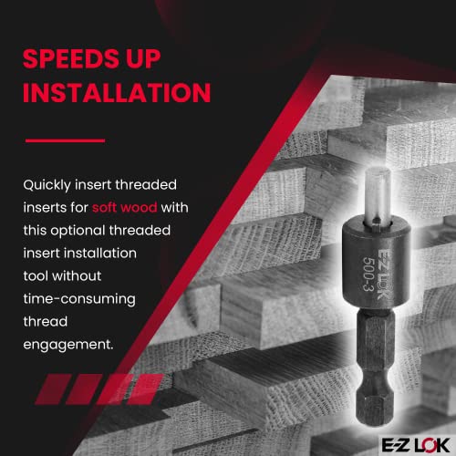 E-Z LOK 500-3 / Black / 1 Externally Threaded Inserts