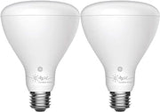 GE Lighting CYNC Smart Flood Light Bulbs, Bluetooth Enabled, Tunable White, Alexa and Google Assistant Compatible, Cool and Warm White (2 Pack), Packaging May Vary