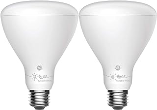 GE Lighting CYNC Smart Flood Light Bulbs, Bluetooth Enabled, Tunable White, Alexa and Google Assistant Compatible, Cool and Warm White (2 Pack), Packaging May Vary