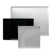 White Plastic Display Merchandising Tray Melamine Rectangular - 26" L x 20" W x 1 1/2" H by HUBERT – Melamine, White, Model H0070-WHITE