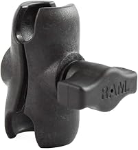 RAM MOUNTS Short Double Socket Arm for B Size 1" Balls | Composite connector arm, compatible with B Size 1" ball bases
