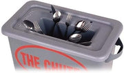 Golden West 2318 The Chute Gray Flatware Trap For 23 Gal. Containers