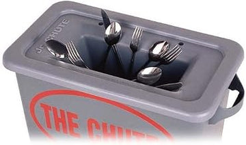 Golden West 2318 The Chute Gray Flatware Trap For 23 Gal. Containers