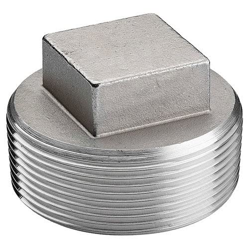 KINGDOM 1" 304 Stainless Steel Plug – 1.26"L x 1.26"W x 1.26"H, Stainless Steel, Model K417-16