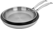 HENCKELS Clad H3 2-pc Stainless Steel 10-in & 12-in Fry Pan Set