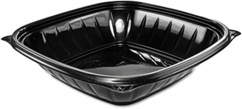 Dart B32SB 32 oz Black PP Square Bowl (Case of 252)